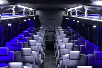 Elyria Charter Bus Interior