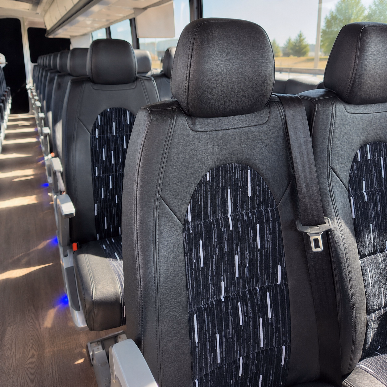 elyria charter bus interior