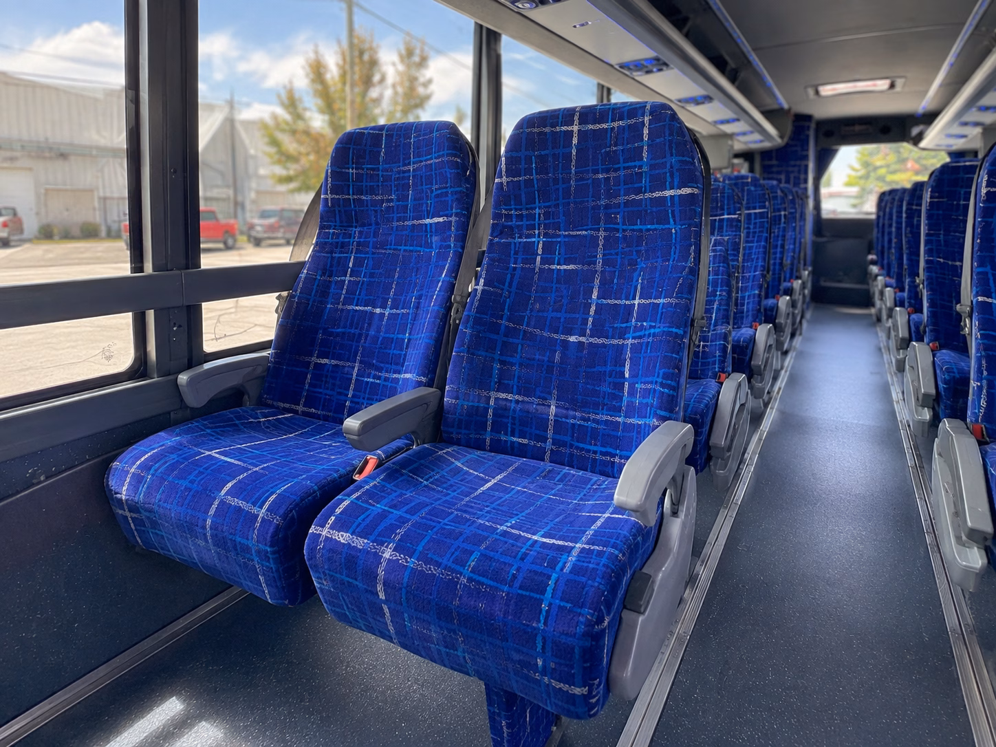 elyria charter bus rental interior