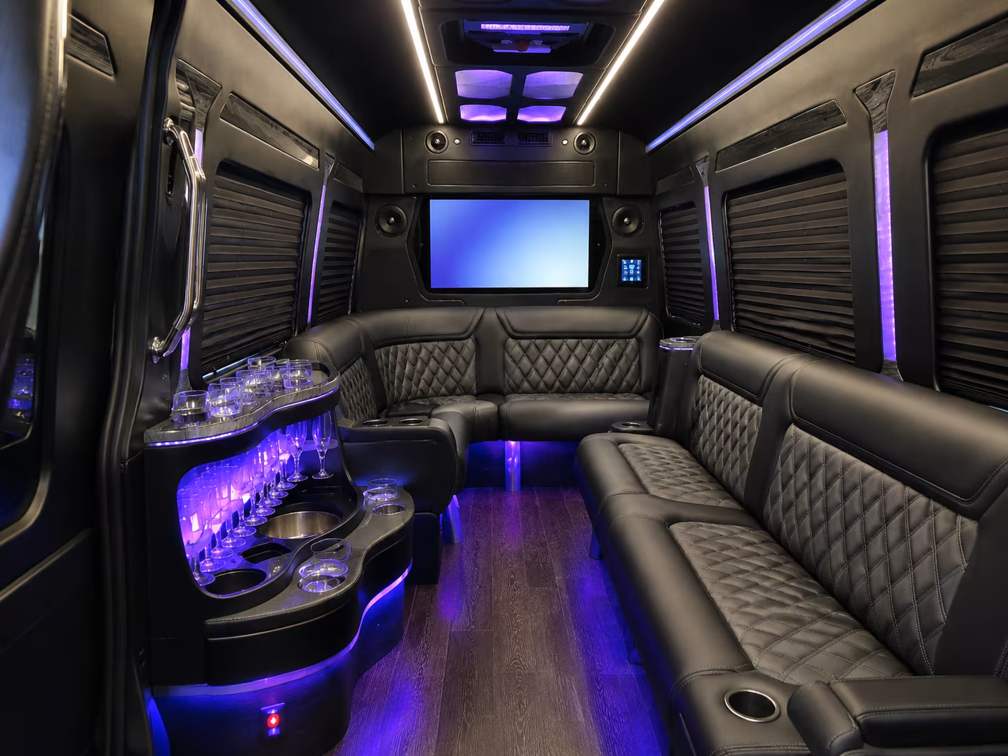 elyria long distance transportation onboard seating