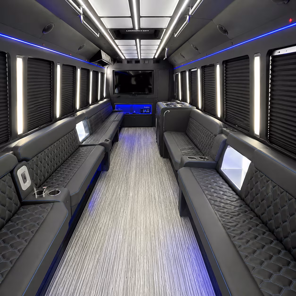 elyria party bus rental interior